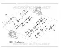 SYSTÈME DE TRANSMISSION, PONT PRINCIPAL INTERNALS