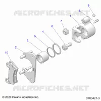 BRAKES, ETRIER DE FREIN ARRIERE