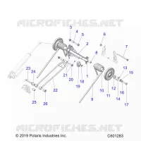 SUSPENSION, BRAS DE SUSPENSION ARRIERE