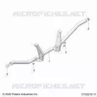 CARROSSERIE ARRIERE RACK SUPPORT