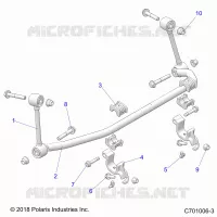 SUSPENSION, FRONT, BARRE STABILISATRICE