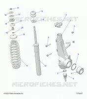 SUSPENSION, JAMBE DE FORCE AVANT