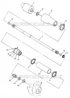 SYSTÈME DE TRANSMISSION SL 700 B974071, INTL. SL 700 I974071, SL 700 DELUXE B974072 AN (4940874087B004)