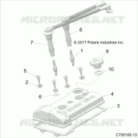 ENGINE, COUVERCLE SOUPAPE
