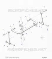 SUSPENSION, FRONT BARRE STABILISATRICE