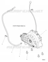 DRIVE TRAIN, FRONT SUPPORT PONT