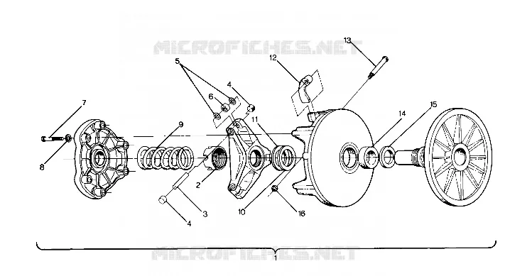 EMBRAYAGE DE TRANSMISSION 400 AND 650 (4914131413012A)