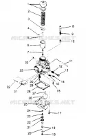 CARBURATEUR SUPER SPORT 0950743 (4928882888C008)