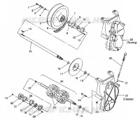 SYSTÈME DE TRANSMISSION ASSEMBLY CLASSIC / 0930864 AND  CLASSIC TOURING / 0930865 (4922952295023A)