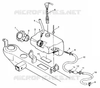RESERVOIR D'HUILE ASSEMBLY Trail Boss W938527 (4924072407007A)