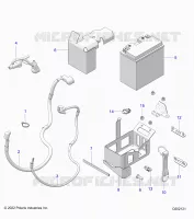 ELECTRICITE, BATTERY/BOX AND CABLES