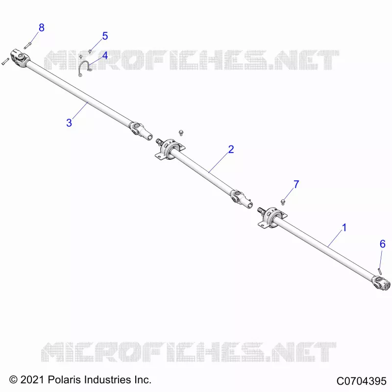 SYSTÃˆME DE TRANSMISSION, PROP SHAFT
