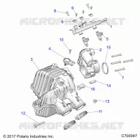 ENGINE, PRISE D'AIR MANIFOLD