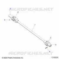 SYSTÃˆME DE TRANSMISSION, FRONT PROP SHAFT