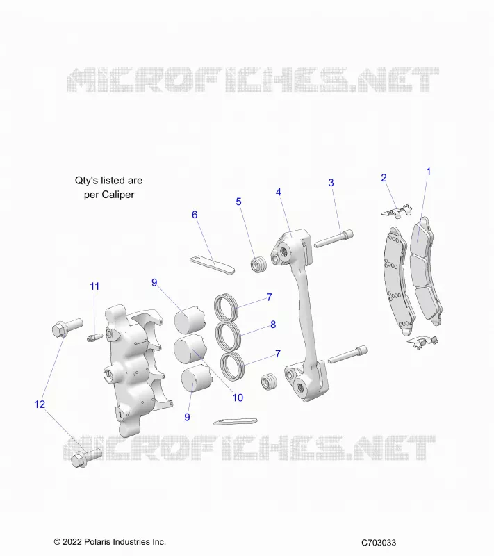 BRAKES, ETRIER DE FREIN AVANT