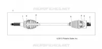 DRIVE TRAIN, TRANSMISSION ARRIERE SHAFT (TO 7/3/2017)