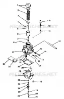 CARBURATEUR 440 E942760 and 440 SKS E942560 (49273927390036)