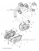 SYSTÈME DE TRANSMISSION, COUVERCLE D'EMBRAYAGE AND DUCTING