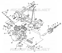 SUPPORT MOTEUR 6X6 350L W938739 (4924062406005A)