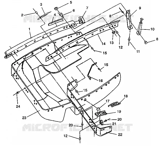 CARROSSERIE AVANT XLT E940767,  XLT SP E940667    XLT SKS E940567 (49274227420003)