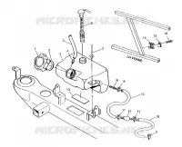 RESERVOIR D'HUILE ASSEMBLY 6x6 400L, SWEDISH S948740 and  NORWEGIAN N948740 (4926812681010A)