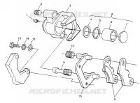 ETRIER DE FREIN INTERMEDIAIRE Magnum 6X6 W97AE42A and Swedish Magnum 6X6 S97AE42E (4940754075C003)