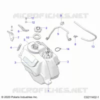 SYSTÃˆME D'ALIMENTATION, FUEL TANK ASM.
