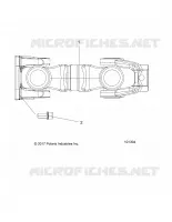SYSTEME DE TRANSMISSION, PROP SHAFT, REAR