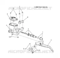 FREIN AVANT FREIN LEVER and MAITRE CYLINDRE