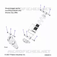 SUSPENSION, SUPPORT AMORTISSEUR , REAR SUSP.