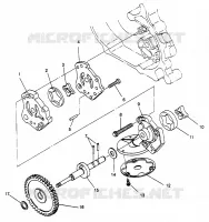 POMPE A HUILE SPORTSMAN 500 W969244 and SWEDISH SPORTSMAN 500 S969244 (4936093609D007)