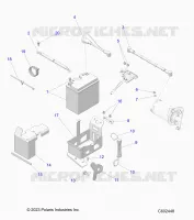 ELECTRICITE, BATTERY BOX ASM.