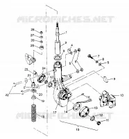 JAMBE DE FORCE AVANT 4X4 250 W938127 (4924042404013A)