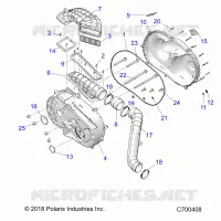 SYSTÃˆME DE TRANSMISSION, CLUTCH COVER AND DUCTING