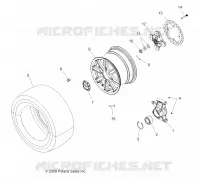 ROUES, REAR and HUB