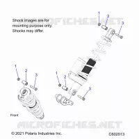 SUSPENSION, SUPPORT AMORTISSEUR , REAR SUSP.