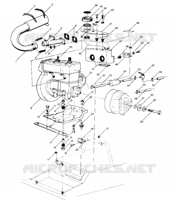 SUPPORT MOTEUR Sprint E/S (4914151415017A)