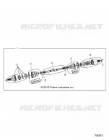 SYSTEME DE TRANSMISSION, FRONT HALF SHAFT