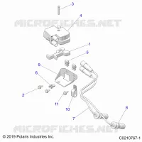 ELECTRICITE, IGNITION COIL MOUNTING