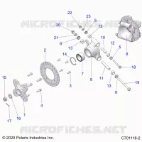 SUSPENSION, PORTE BAGAGES ARRIERE