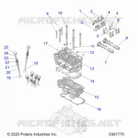 ENGINE, CYLINDER/CULASSE ASM.
