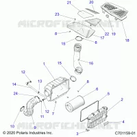 ENGINE, PRISE D'AIR SYSTEM