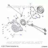 ENGINE, STATOR AND FLYROUE
