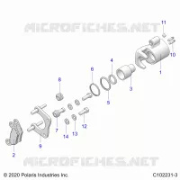 BRAKES, BRAKE ETRIER DE FREIN ARRIERE