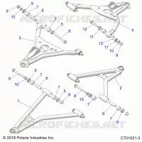 SUSPENSION AVANT CONTROL ARMS