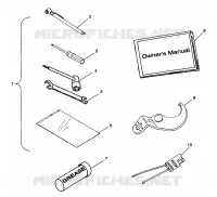 OUTILS SPORTSMAN 500 W98CH50A and W98CH50AB (4945714571E004)