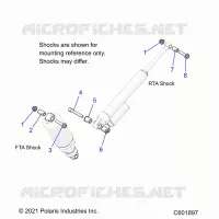 SUSPENSION, SUPPORT AMORTISSEUR , REAR SUSP.