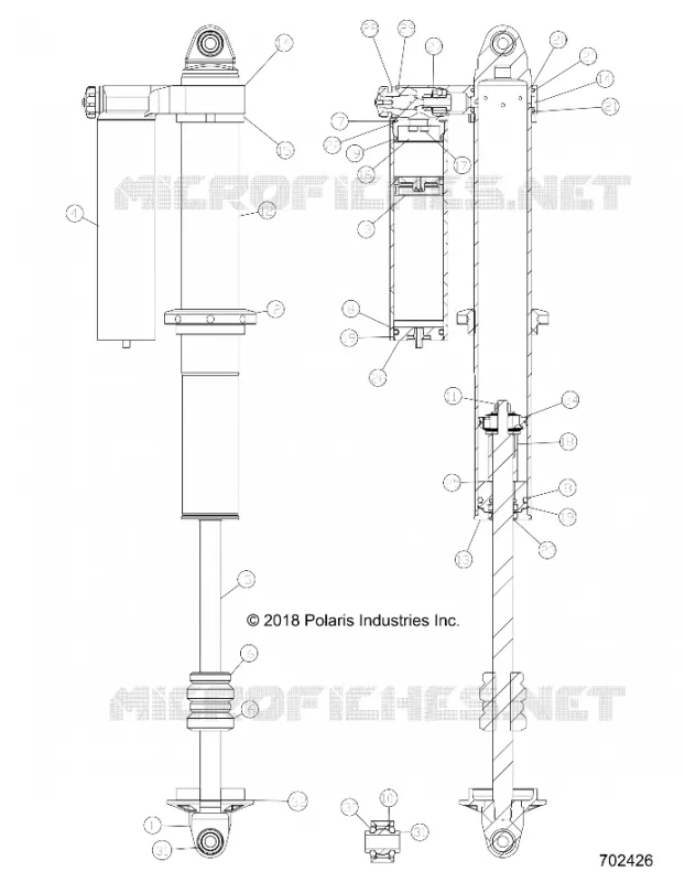 SUSPENSION ARRIERE SHOCK INTERNALS