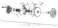 EMBRAYAGE DE TRANSMISSION SPORTSMAN 500 W969244 (4936093609C002)
