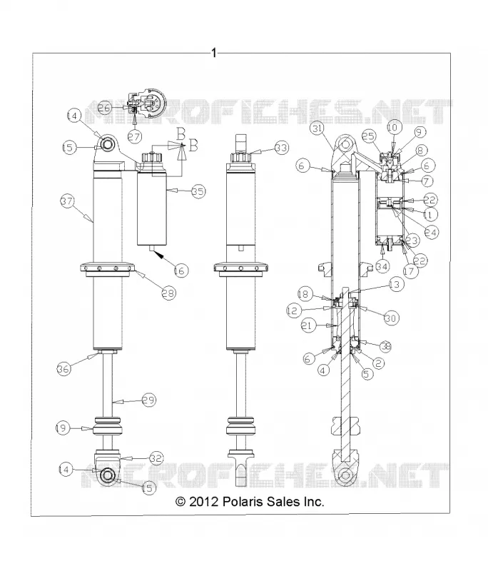 SUSPENSION AVANT AMORTISSEUR (7043917)